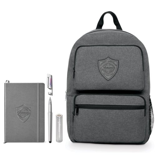 Business Smart Neoskin Dual Pocket Backpack Bundle