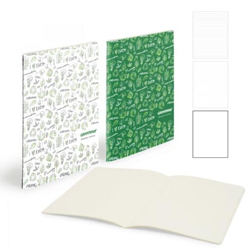 Mighty Centre Sewn Notebook 7" X 9" With 56 Pages-3