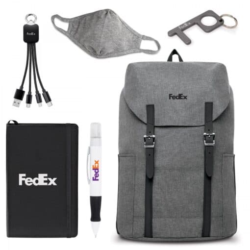Nomad Must Haves Flip-Top Backpack 6-Piece Kit