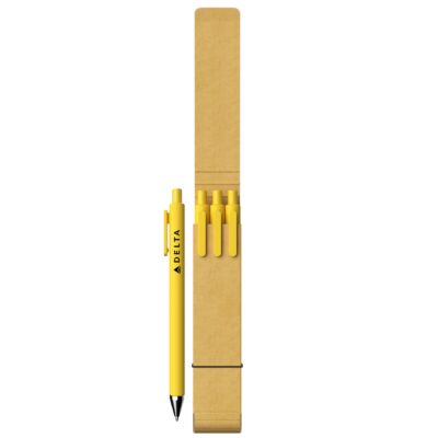 3-Piece Alix Pen Set with Recyled Case