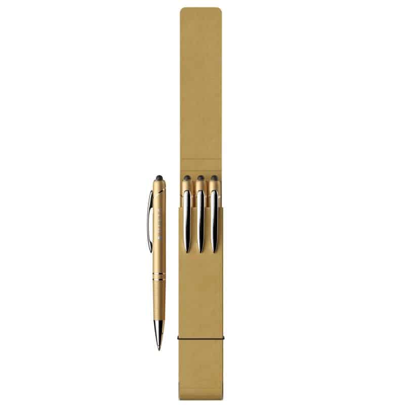 3-Piece Glacio Pen Set with Recycled Case - 4