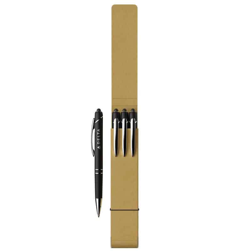 3-Piece Glacio Pen Set with Recycled Case - 6