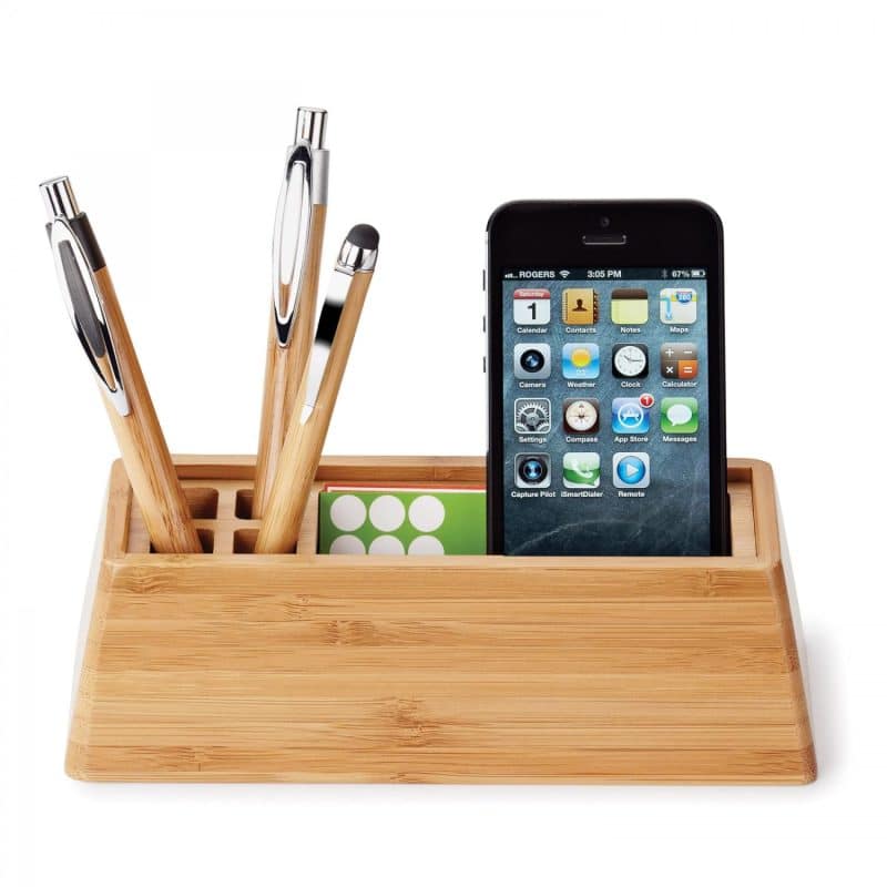 Bamboo Desktop Organizer - 1
