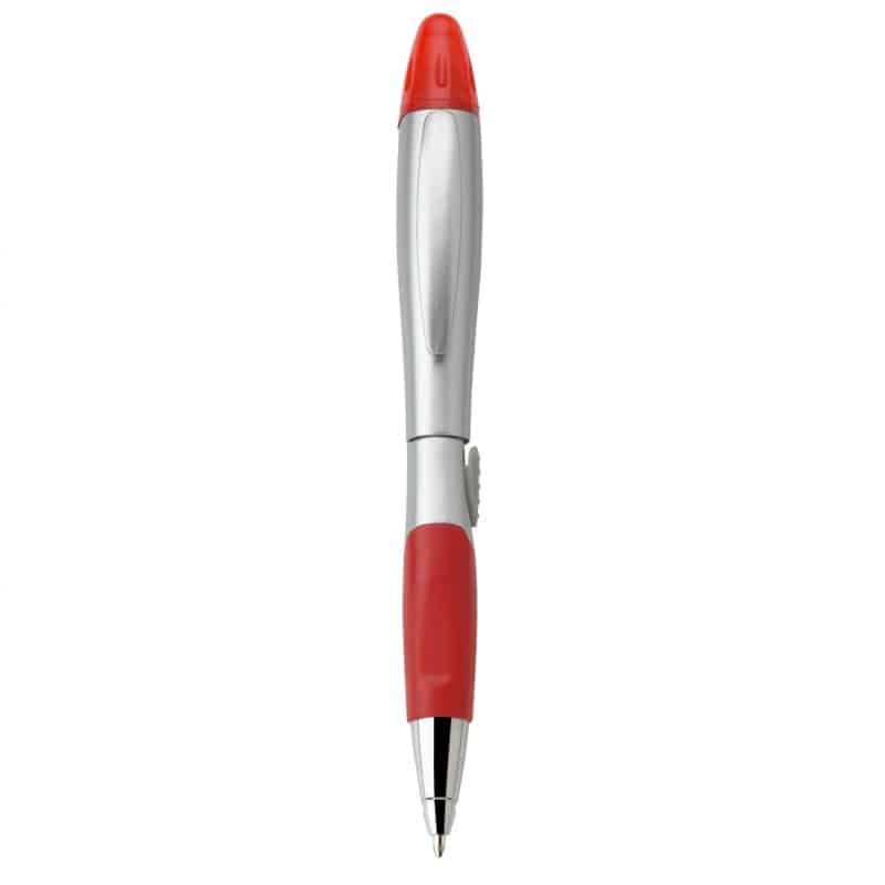 Silver Blossom Ballpoint Penhighlighter - 2