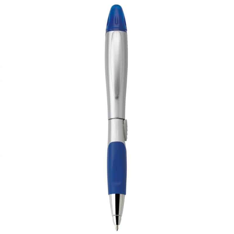 Silver Blossom Ballpoint Penhighlighter - 3