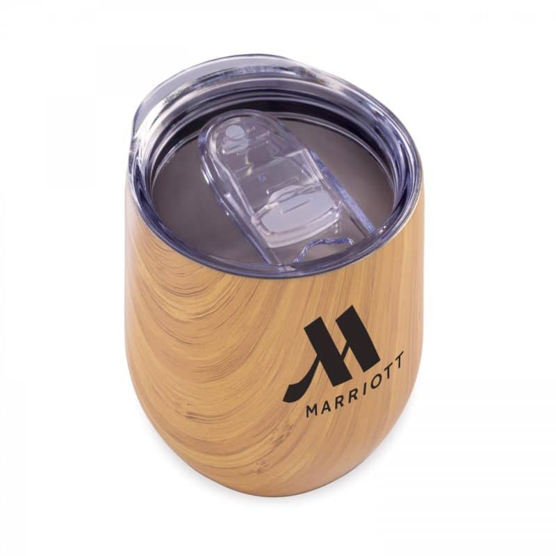 Small Talk Natural 300 Ml / 10 Oz Stainless Steel Stemless Cup - 7