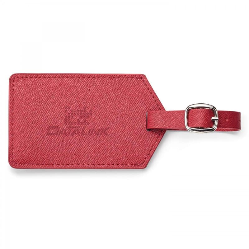 Toscano Genuine Leather Luggage Tag - 4