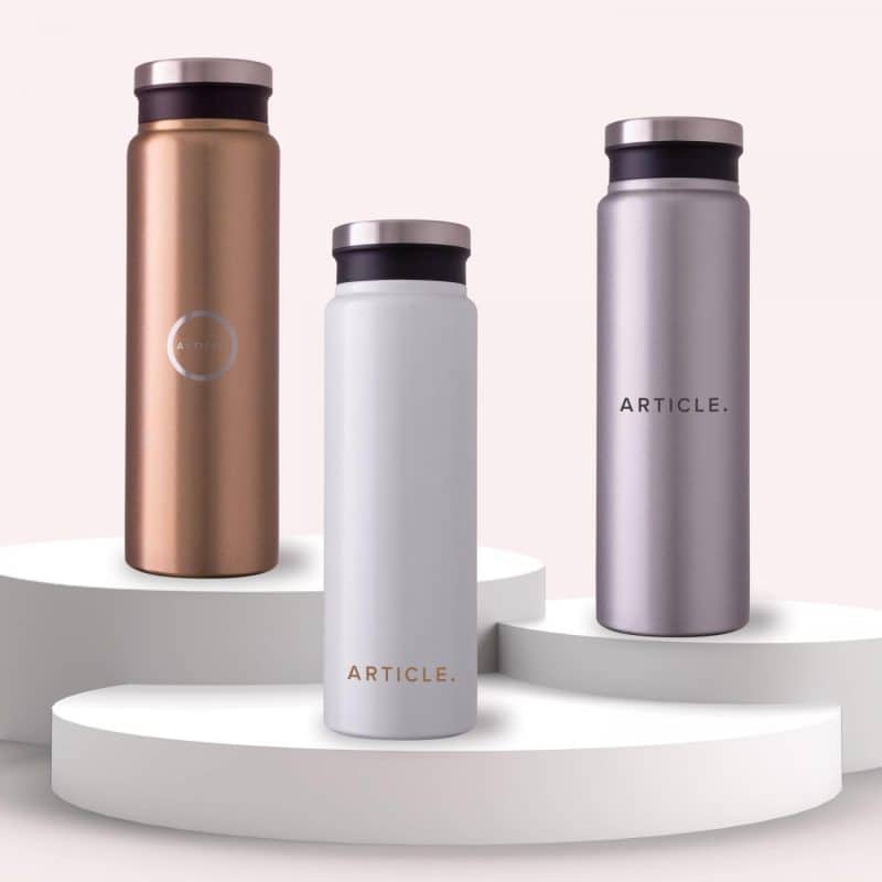 Trend Setter Metallic 600 Ml / 20 Oz Stainless Steel Bottle - 6