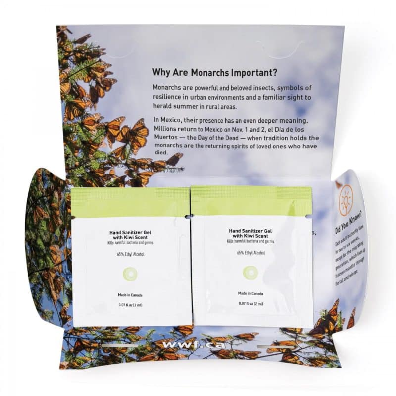 With Kiwi Scent And Large Customizable Sleeve 0 07 Fl Oz / 2 Ml Per Packet - 4