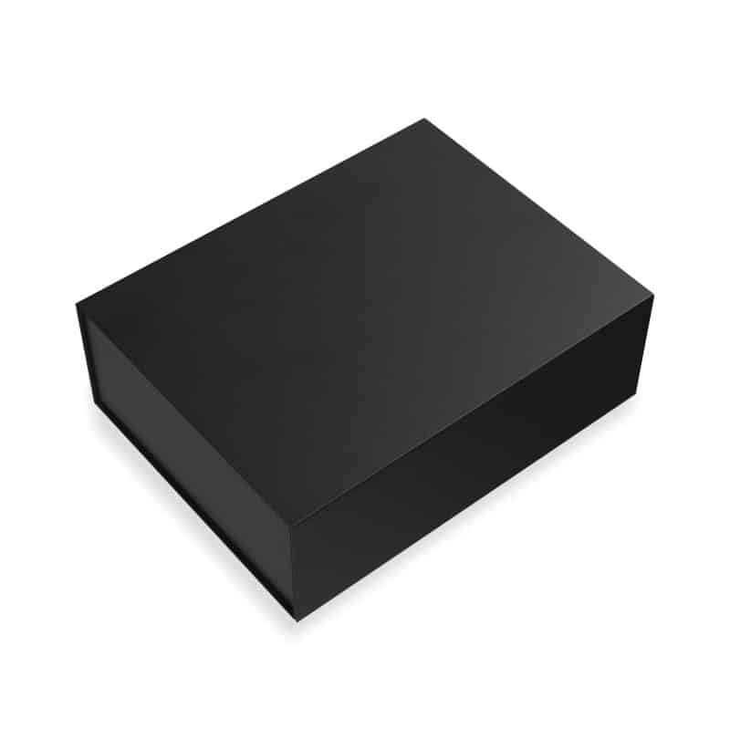 Large Matte Black Magnetic Gift Box - 5