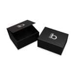 Small Matte Black Magnetic Gift Box - 2