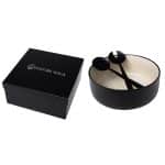 Solstice Porcelain Bowl And Serving Utensil Set
