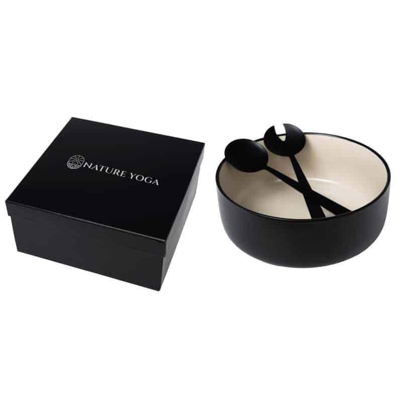 Solstice Porcelain Bowl And Serving Utensil Set - 3