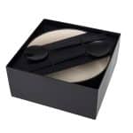 Solstice Porcelain Bowl And Serving Utensil Set - 6