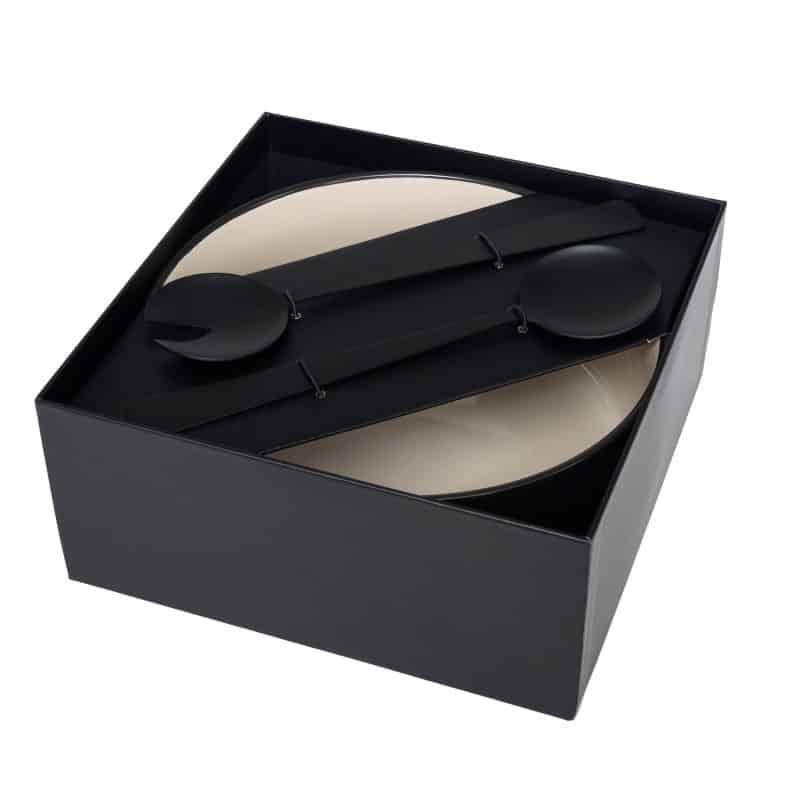 Solstice Porcelain Bowl And Serving Utensil Set - 6