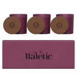 Vista Glass Candle 3-Pack With Acacia Wood Lids - 4