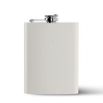 200ml 6 8oz RECYCLED STAINLESS STEEL FLASK - 1