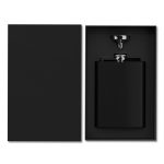 200ml 6 8oz RECYCLED STAINLESS STEEL FLASK - 4