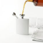 200ml 6 8oz RECYCLED STAINLESS STEEL FLASK - 6