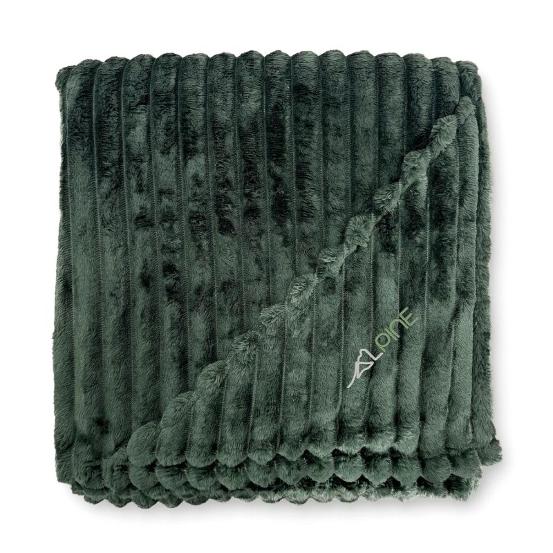 Alpine Faux Fur Polyester Blanket - 3