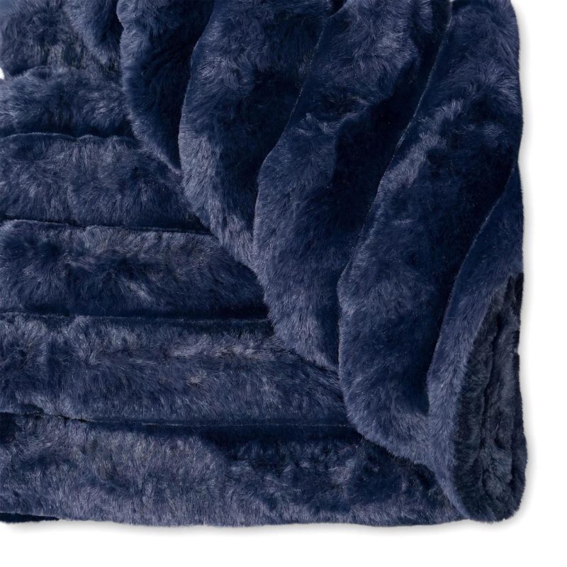 Aurora Faux Fur Polyester Blanket - 9