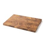 Baylor Acacia Wood Herringbone Serving Board - 1