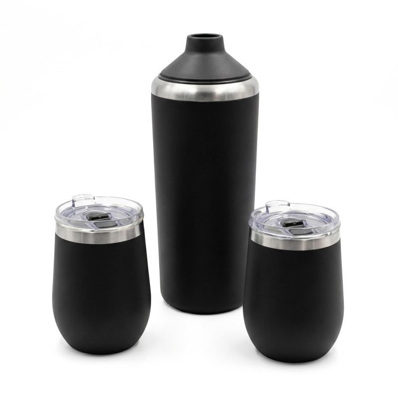 Glacier Stainless Steel Wine Chiller And Tumbler Set - 1