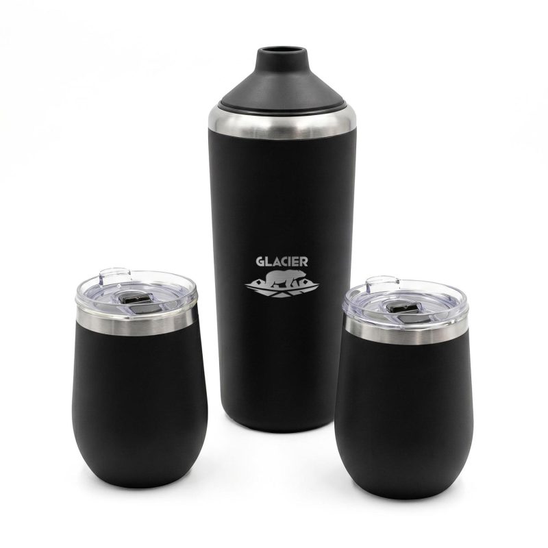 Glacier Stainless Steel Wine Chiller And Tumbler Set
