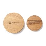 Hawthorne Ceramic And Acacia Wood Storage Jar Set - 3