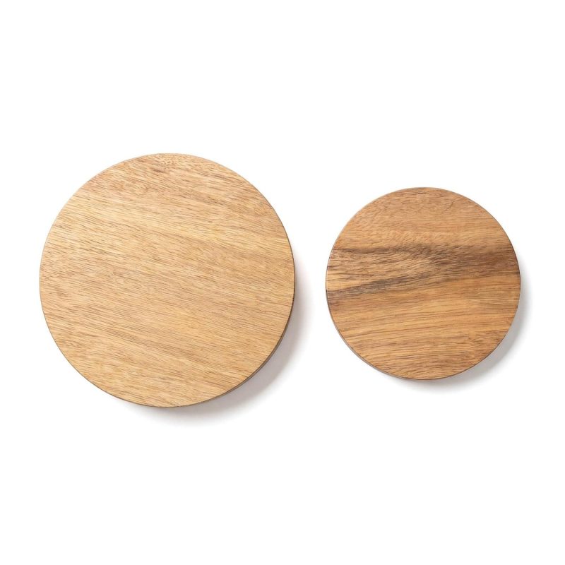 Hawthorne Ceramic And Acacia Wood Storage Jar Set - 6