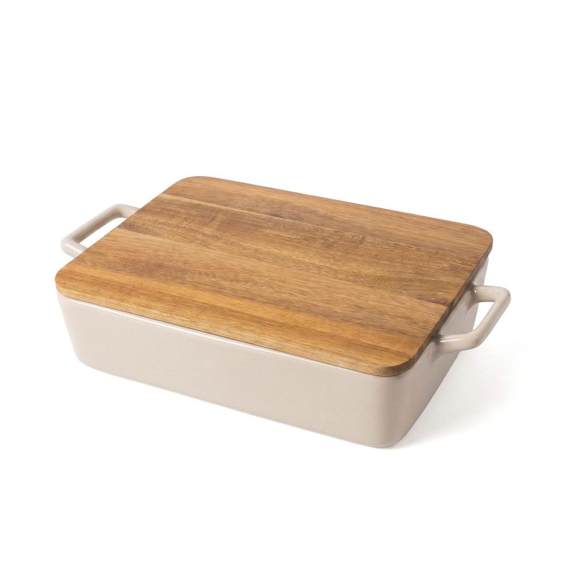 Hearth Stoneware Casserole Dish - 1