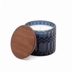 Horizon 296 Ml / 10 Oz Glass Candle With Acacia Wood Lid - 1