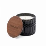 Horizon 296 Ml / 10 Oz Glass Candle With Acacia Wood Lid - 3