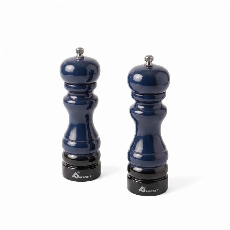 Prescott Oak Wood Salt And Pepper Mill Set - 2