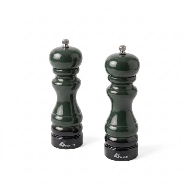 Prescott Oak Wood Salt And Pepper Mill Set - 3