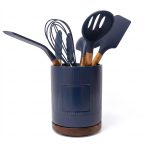 Radcliffe Stoneware Utensil Holder And Spatula Set - 7