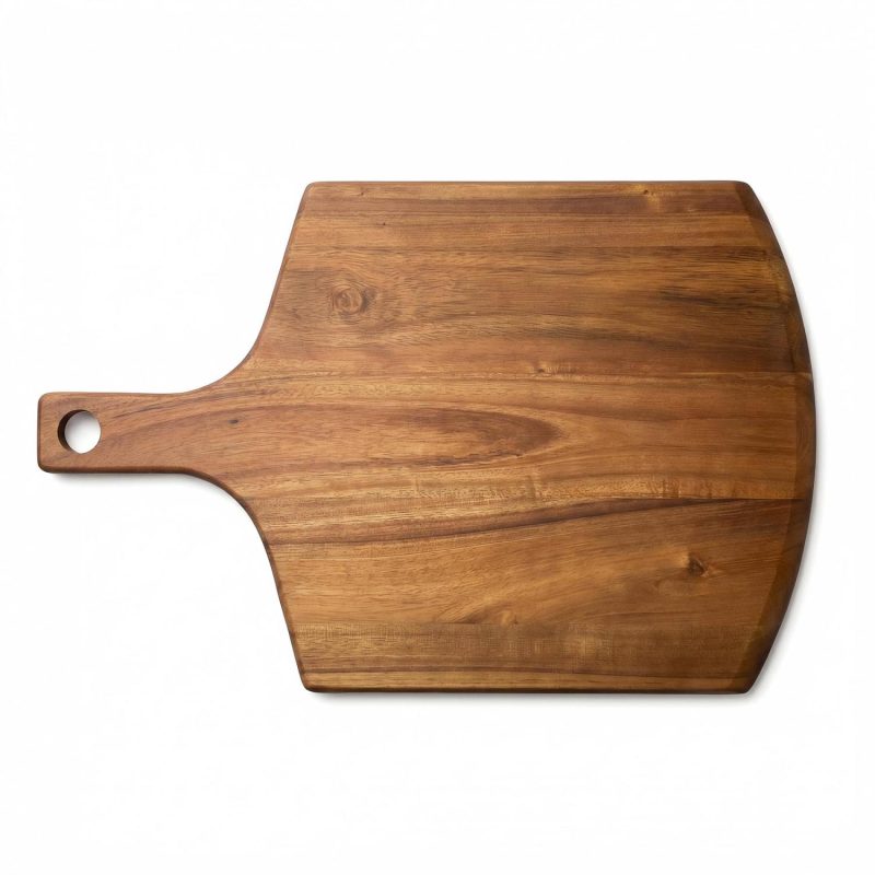 Thornton Stainless Pizza Knife And Acacia Wood Cutting Board - 7