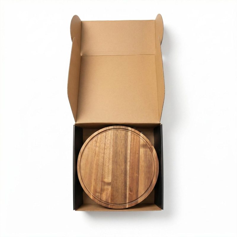 Winslow 2-In-1 Acacia Wood Serving Board With Plastic Dome - 3