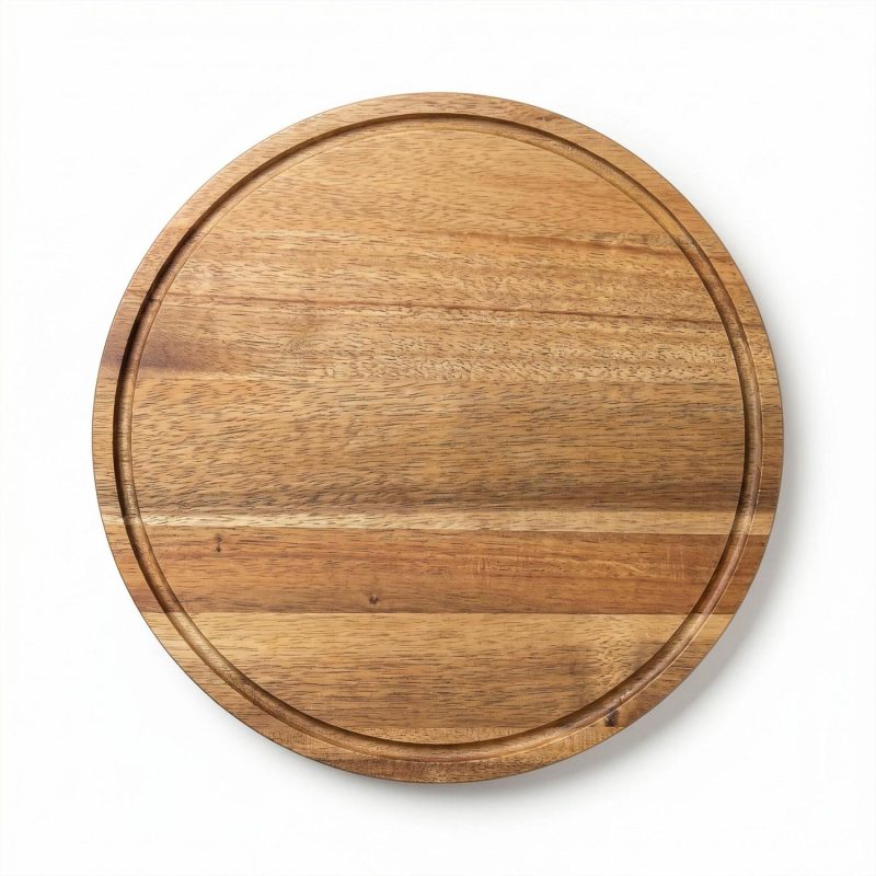 Winslow 2-In-1 Acacia Wood Serving Board With Plastic Dome - 9